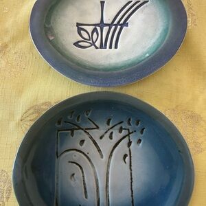 Women of the Elca GODS CREATION flat earth clay plates